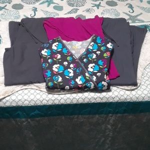 Scrub top & pants bundle
